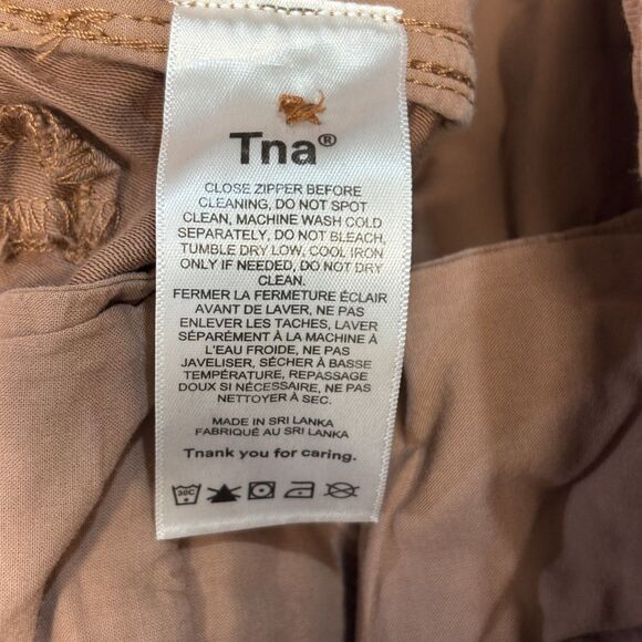 Tna Aritzia Women Utility Cargo Pants Size 2 Cotton Wide Leg C068 -21 - Picture 12 of 16